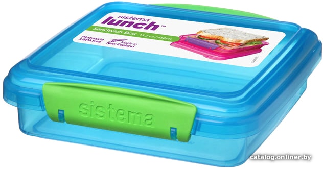 

Ланч-бокс Sistema Lunch 31646 (голубой)