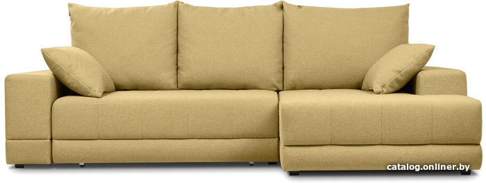 

Угловой диван Divan Дарол Textile Yellow 170769 (рогожка, желтый)