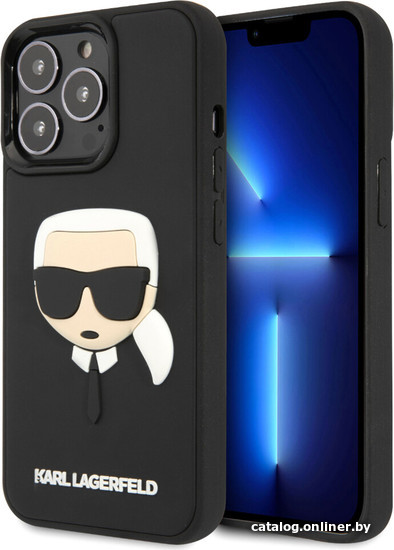 

Чехол для телефона CG Mobile Lagerfeld для iPhone 14 Pro KLHCP14LKH3DBK