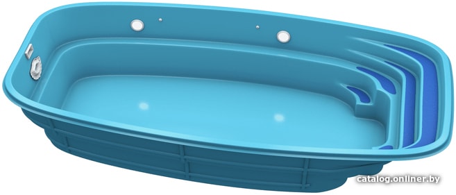 

Композитный бассейн Empire Pools Корсика Econom (7.8x3.6 м)