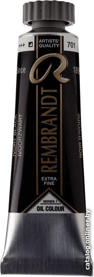 

Масляные краски Rembrandt 701 01037012 (черный жженая кость)