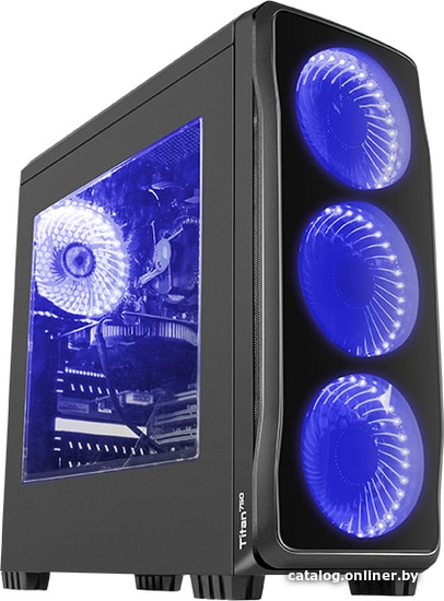 

Корпус Genesis Titan 750 (синяя подсветка)