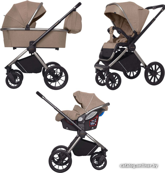 

Универсальная коляска Carrello Optima 2022 CRL-6504/1 (3 в 1, oyster beige)