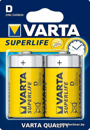 

Батарейка Varta D 2 шт. [02020]
