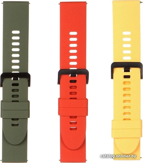 

Набор ремешков Xiaomi для Mi Watch (зеленый/красный/желтый)
