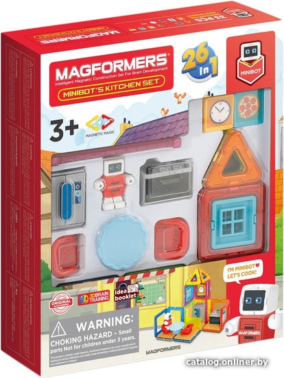 

Конструктор Magformers 705010 Minibot's Kitchen Set