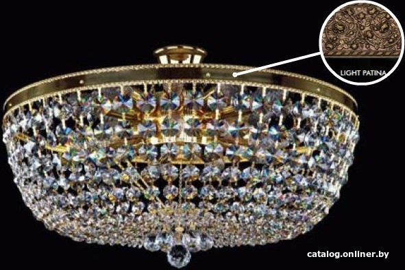 

Припотолочная люстра ArtGlass Gertruda Dia 600 Light Patina Ce