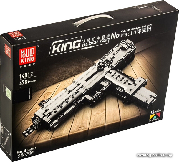 

Конструктор Mould King Block Gun 14012 Пистолет-пулемет Ingram MAC-10