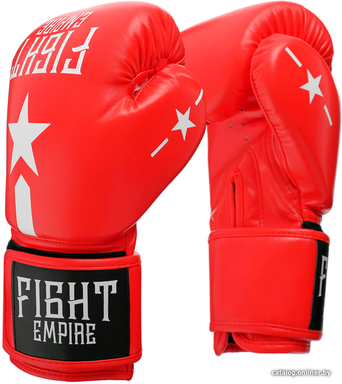 

Тренировочные перчатки Fight Empire 4153919 (12 oz, красный/белый)