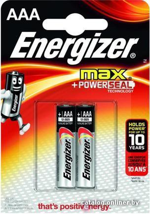 

Батарейка Energizer Max AAA 2 шт.