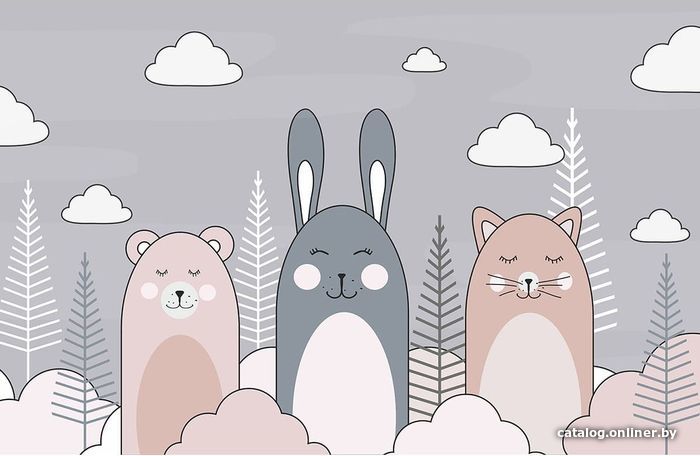 

Виниловые обои Citydecor Cute&Lovely 4 400x260