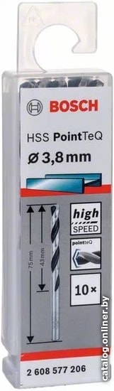 

Набор сверл Bosch 2608577206 (10 предметов)
