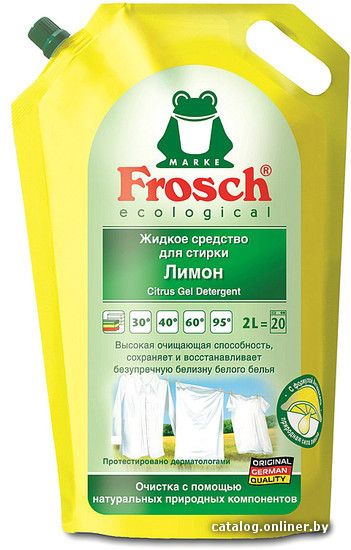 

Гель для стирки Frosch Лимон 2 л