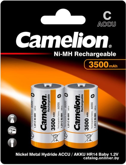 

Аккумулятор Camelion С 3500 mAh 2 шт.