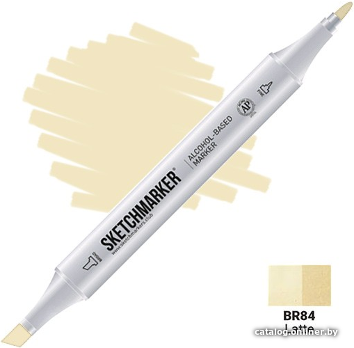 

Маркер художественный Sketchmarker Двусторонний BR84 SM-BR84 (латте)