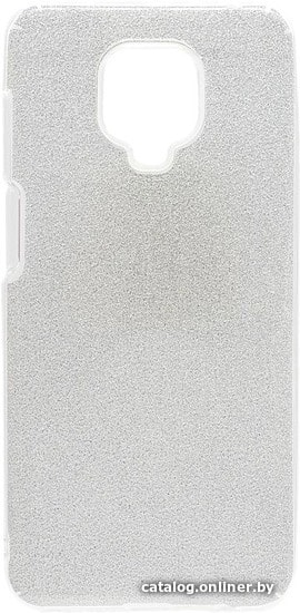 

Чехол для телефона EXPERTS Diamond Tpu для Xiaomi Redmi Note 9S/9 PRO (серебристый)