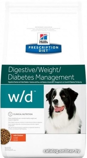 

Сухой корм для собак Hill's Prescription Diet Canine w/d with Chicken 12 кг