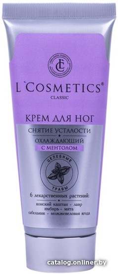 

L'Cosmetics Крем для ног Охлаждающий с ментолом (75 мл)