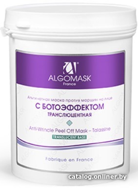 

Algomask Маска для лица альгинатная Против морщин с ботоэффектом Botox-Like Mask Trans 200 г