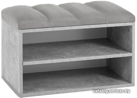 

Тумба для обуви Stool Group Хольст vt-holst-gr-904 (серый/велюр серый)