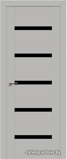 

Межкомнатная дверь ProfilDoors 7U 70x200 (манхэттен/триплекс черный)