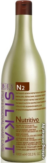 

Бальзам BES N2 Silkat Nutritivo для восстановления поврежденных волос 1 л