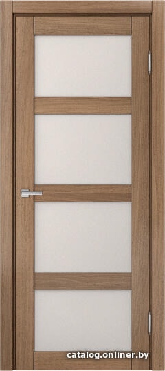 

Межкомнатная дверь MDF-Techno Dominica 124 50x200 (орех золотой, стекло лакобель кремовый)