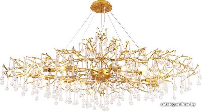 

Подвесная люстра Crystal Lux Reina V2 Sp12 L1500 Gold Pearl