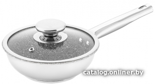 

Сковорода ВОК Elan Gallery Гармония вкуса Серебро 120876 (серый мрамор)