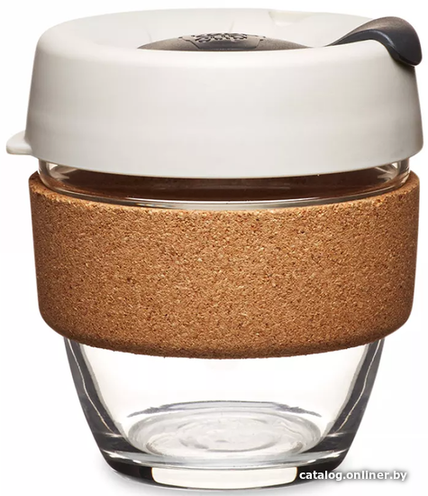 

Многоразовый стакан KeepCup Brew Cork S Filter limited 227мл (белый)