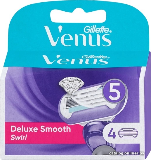 Gillette venus swirl сменные кассеты для бритья 2шт