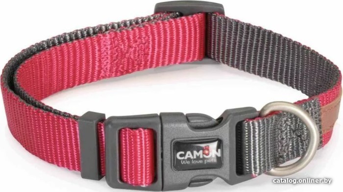 

Ошейник Camon DC119/A.06 (регулируемый двухцветный розовый/серый)