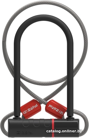 

U-образный велосипедный замок Zefal K-Traz U11 Cable 4922B