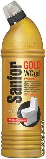 

Средство для унитаза Sanfor Gold 750 мл