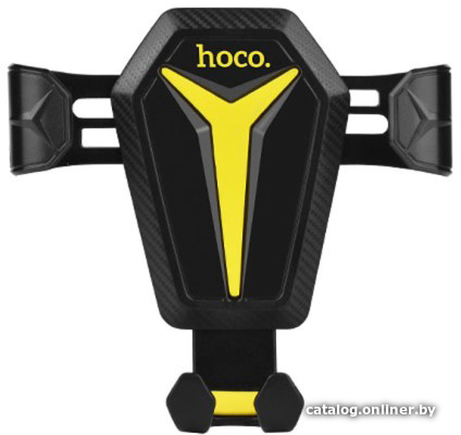 

Держатель для смартфона Hoco CA22 Kingcrab (черный/желтый)