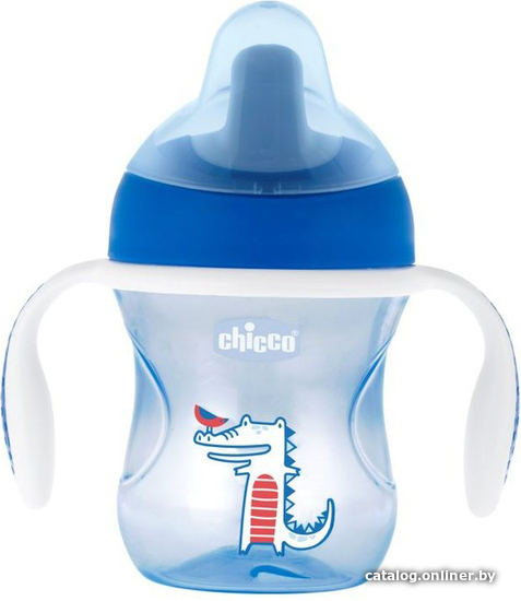 

Поильник Chicco Transition Cup 00006921200000 (200 мл, синий)