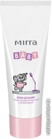 

Крем детский Mirra Крем детский с мукой зародышей пшеницы и лилией водной Baby 75мл