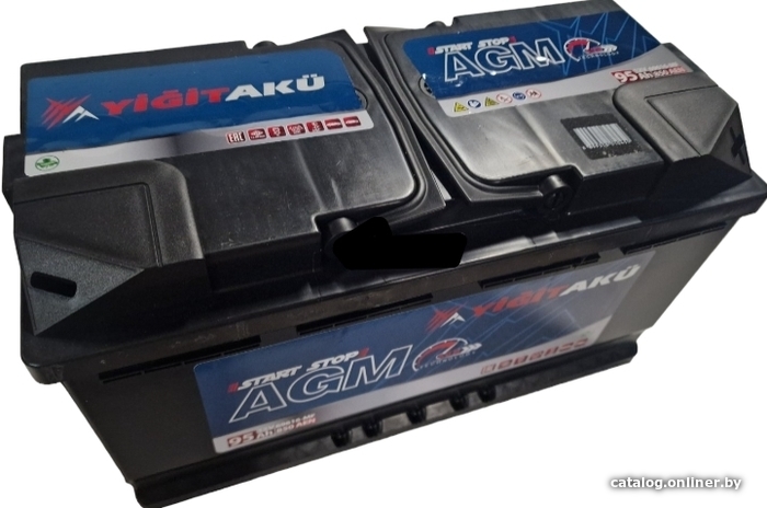 

Автомобильный аккумулятор Yigitaku AGM 850A R+ (95 А·ч)