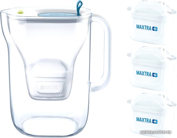 

Кувшин BRITA Style XL + 3 x Maxtra + универсальный (белый/синий)