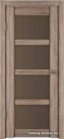 

Межкомнатная дверь IstokDoors Горизонталь-12 ДЧ 80x200 (спил седой/стекло бронза)