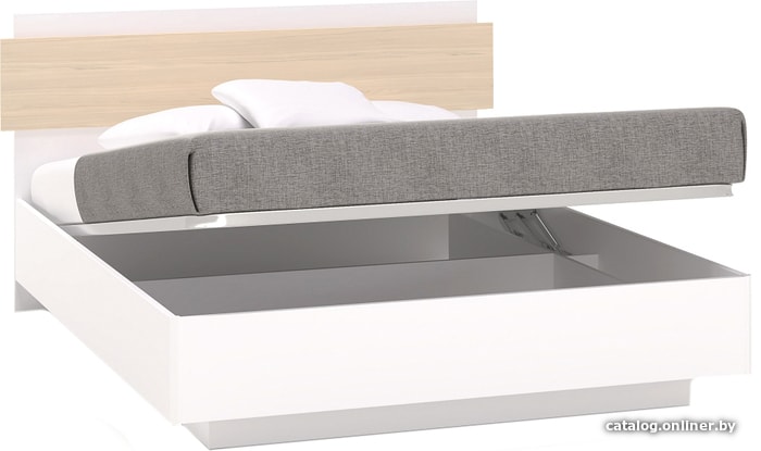 

Кровать Шатура Rimini белый/туя 160x200 AR6-01.DR/FB