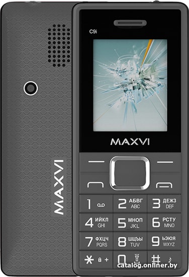 

Кнопочный телефон Maxvi C9i (серый)