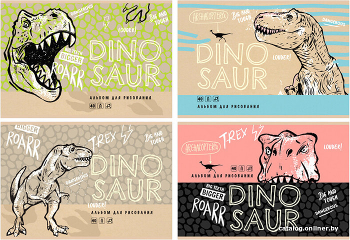 

Альбом для рисования BG Dinosaur АР4ск40 10933