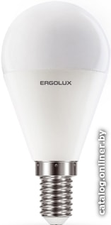 

Светодиодная лампочка Ergolux LED G45 E14 11 Вт 6500 К 13629