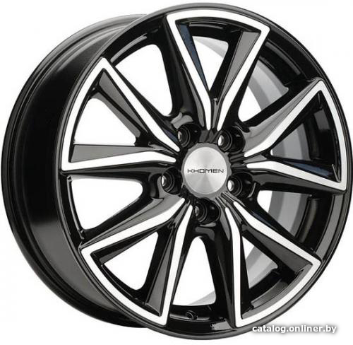

Литые диски Khomen KHW1706 17x7" 5x114.3мм DIA 60.1мм ET 39мм Black-FP