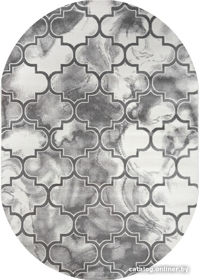 

Ковер для жилой комнаты Bossan Nizza 1850B-KGRI-AGRI-OVAL (1.4x2)