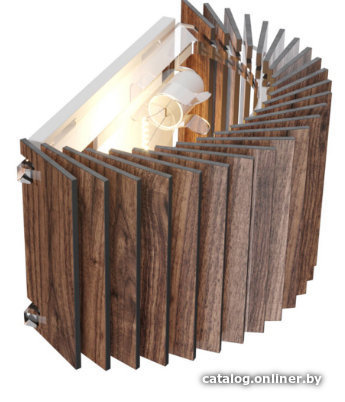 

Бра Woodled Rotor Wall Lamp Horizontal R-B-02 (американский орех)