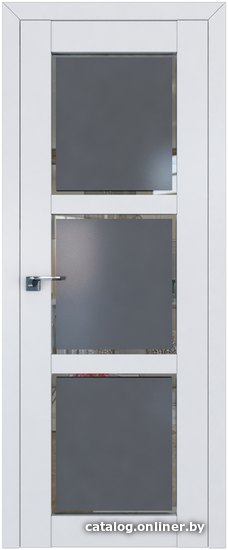 

Межкомнатная дверь ProfilDoors 2.13U 70x200 (аляска, стекло square графит)