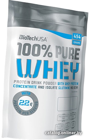 

Протеин BioTech USA 100% Pure Whey (лесной орех, 454 г)