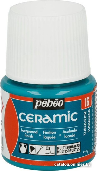 

Краска для стекла и керамики PEBEO Ceramic 025-016 (45 мл, бирюзовый)